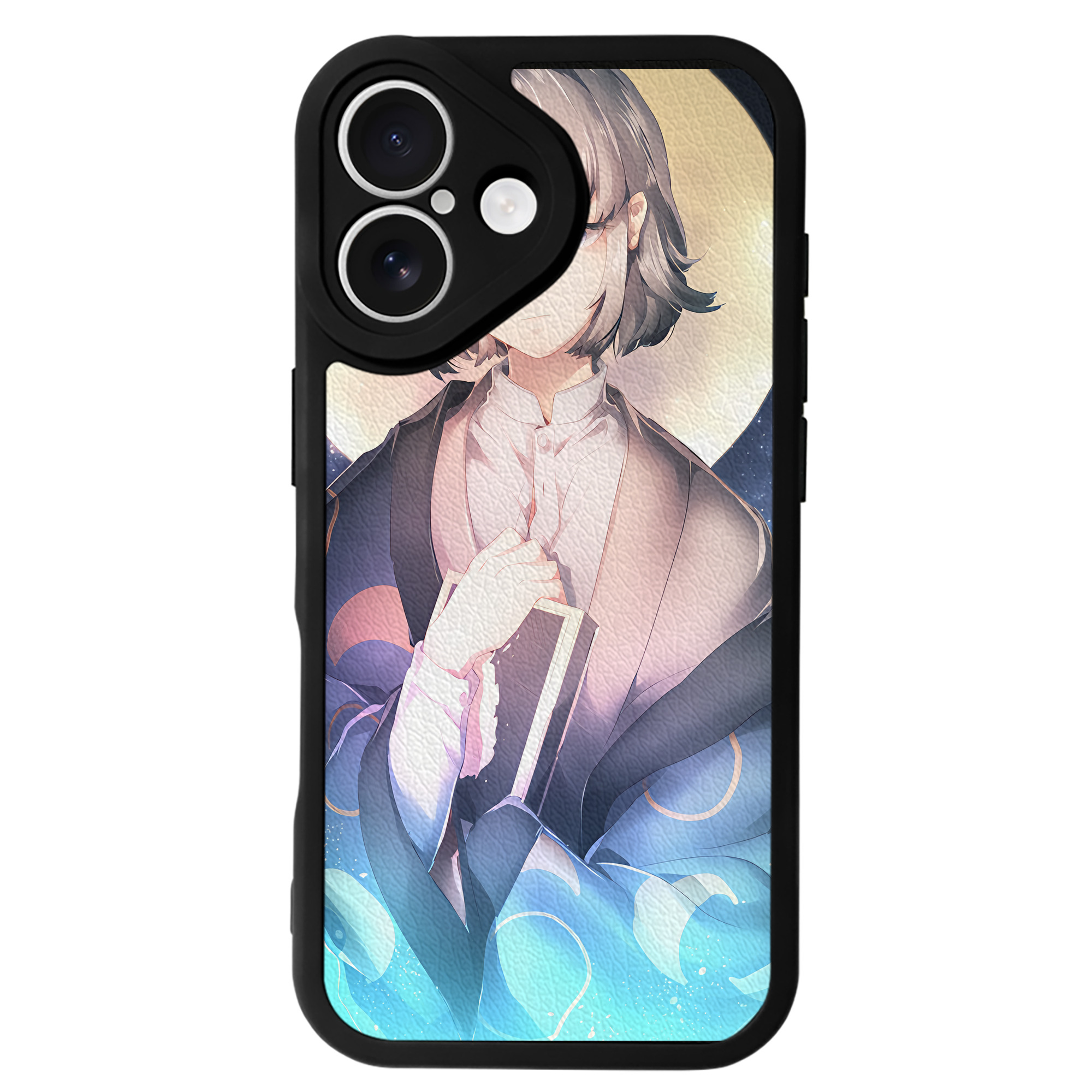 （画像用） 文豪ストレイドッグス Bungo Stray Dogs 【iPhone 16シリーズ対応】シリコンスマホケース（レザー調） 材質：シリコン